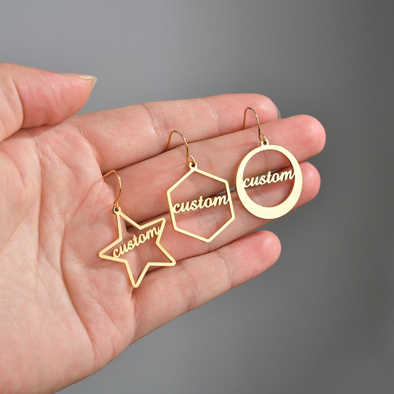 Name Earrings-Personalized Name Earrings