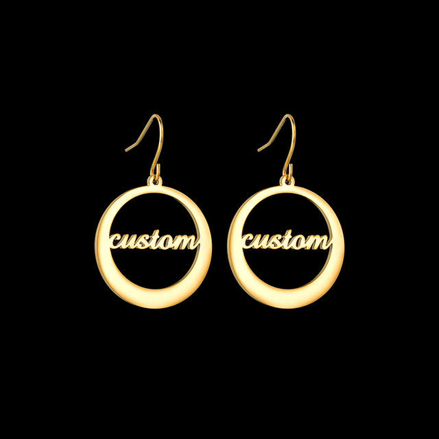 Name Earrings-Personalized Name Earrings
