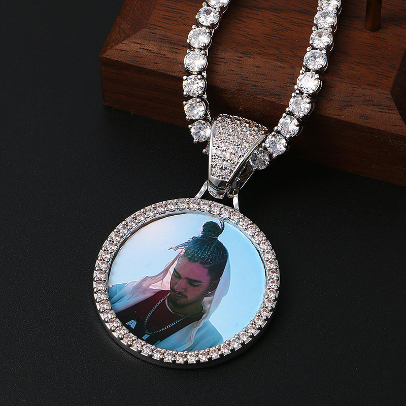 Custom Made Photo Medallions Necklace