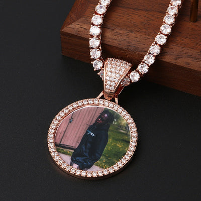 Custom Made Photo Medallions Necklace