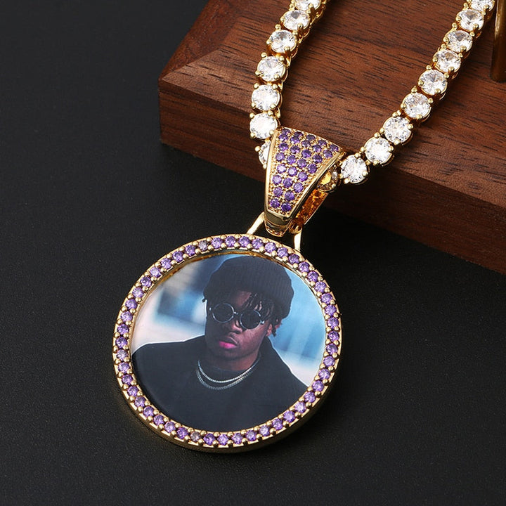 Custom Made Photo Medallions Necklace