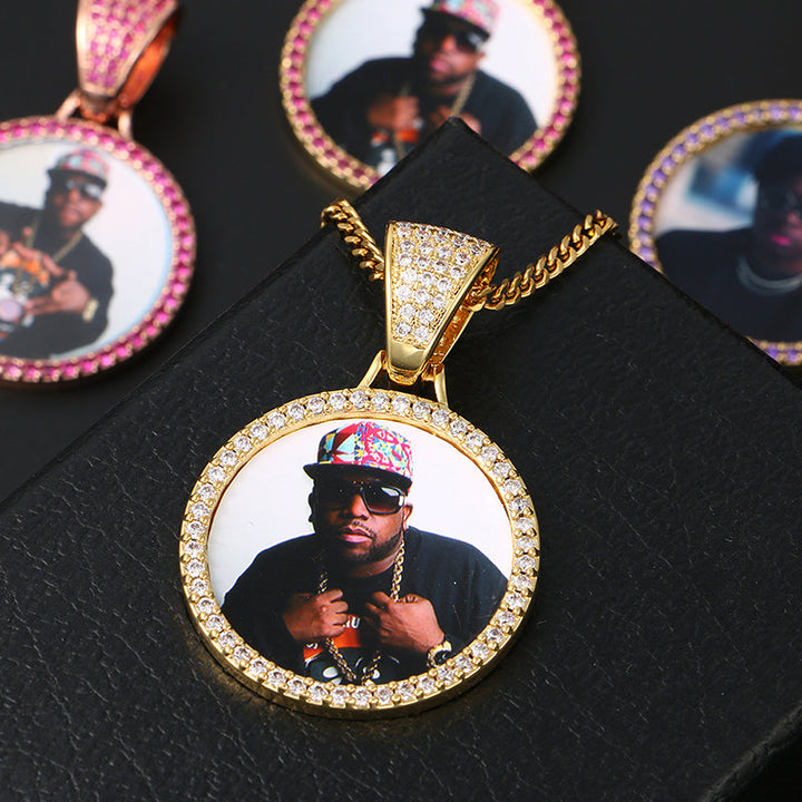 Custom Made Photo Medallions Necklace