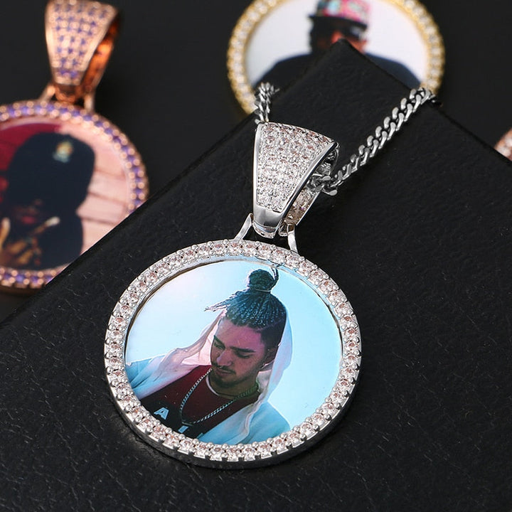Custom Made Photo Medallions Necklace