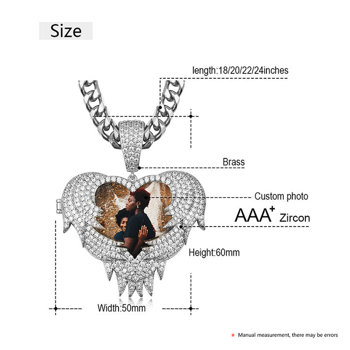 Personalized Photo Hip Hop Medallion Necklace