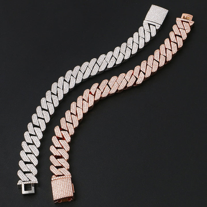 Bling Rhinestone Iced Out Bracelet- Rhinestone Hip Hop Bracelet