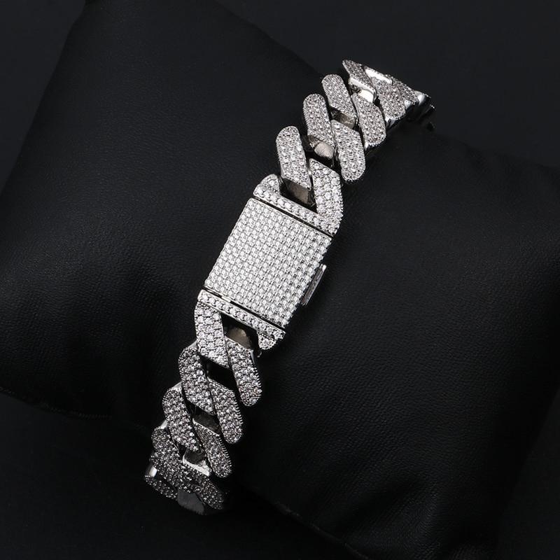 Bling Rhinestone Iced Out Bracelet- Rhinestone Hip Hop Bracelet