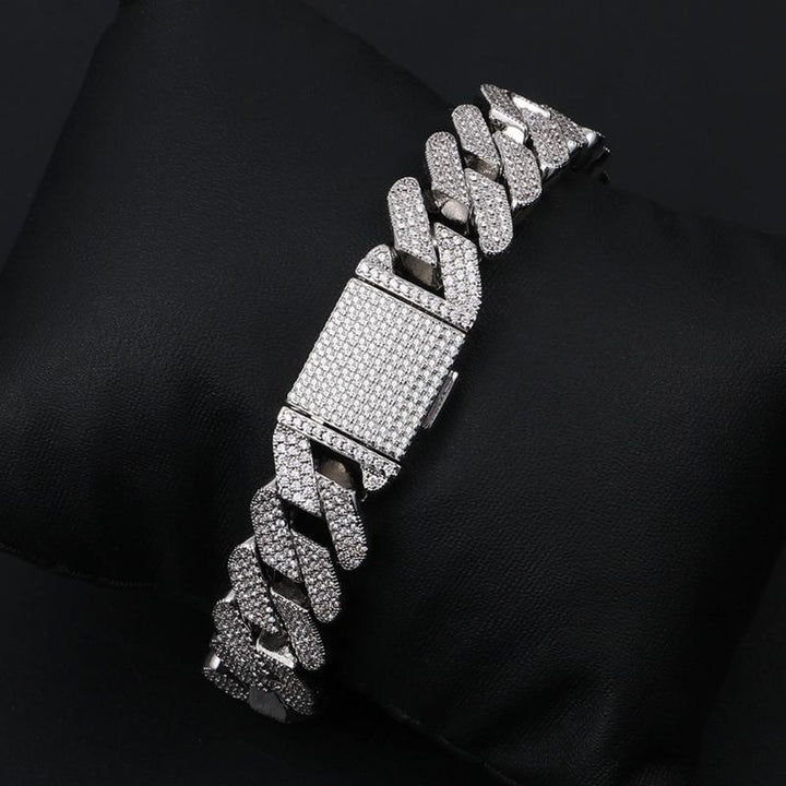 Bling Rhinestone Iced Out Bracelet- Rhinestone Hip Hop Bracelet