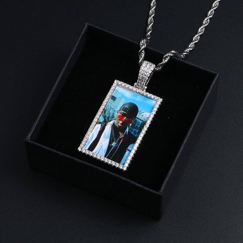 Photo Medallion Necklaces-Christmas Gifts For Boyfriend