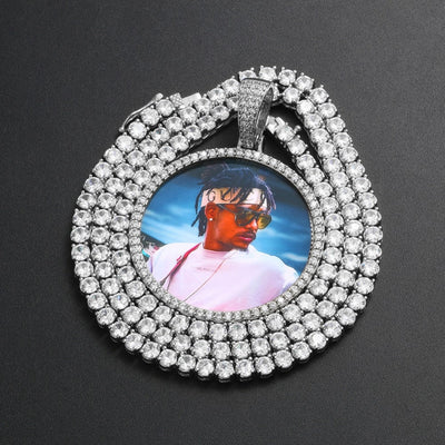 Custom Photo Medallion Necklace- Best Christmas Gifts 2023