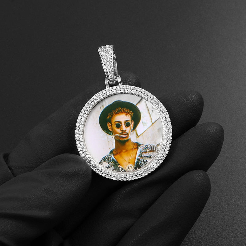 Personalized Picture Necklace For Men's