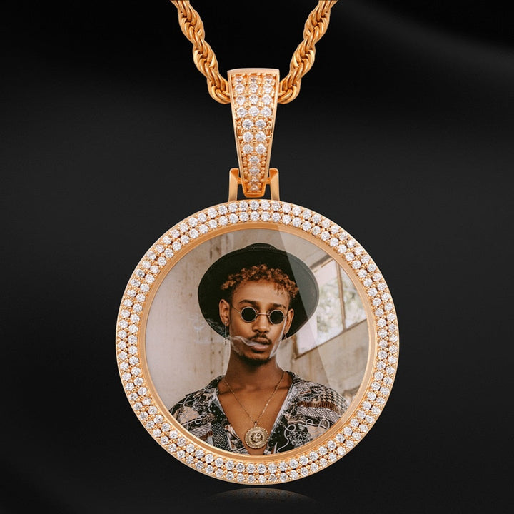 Personalized Picture Necklace For Men's