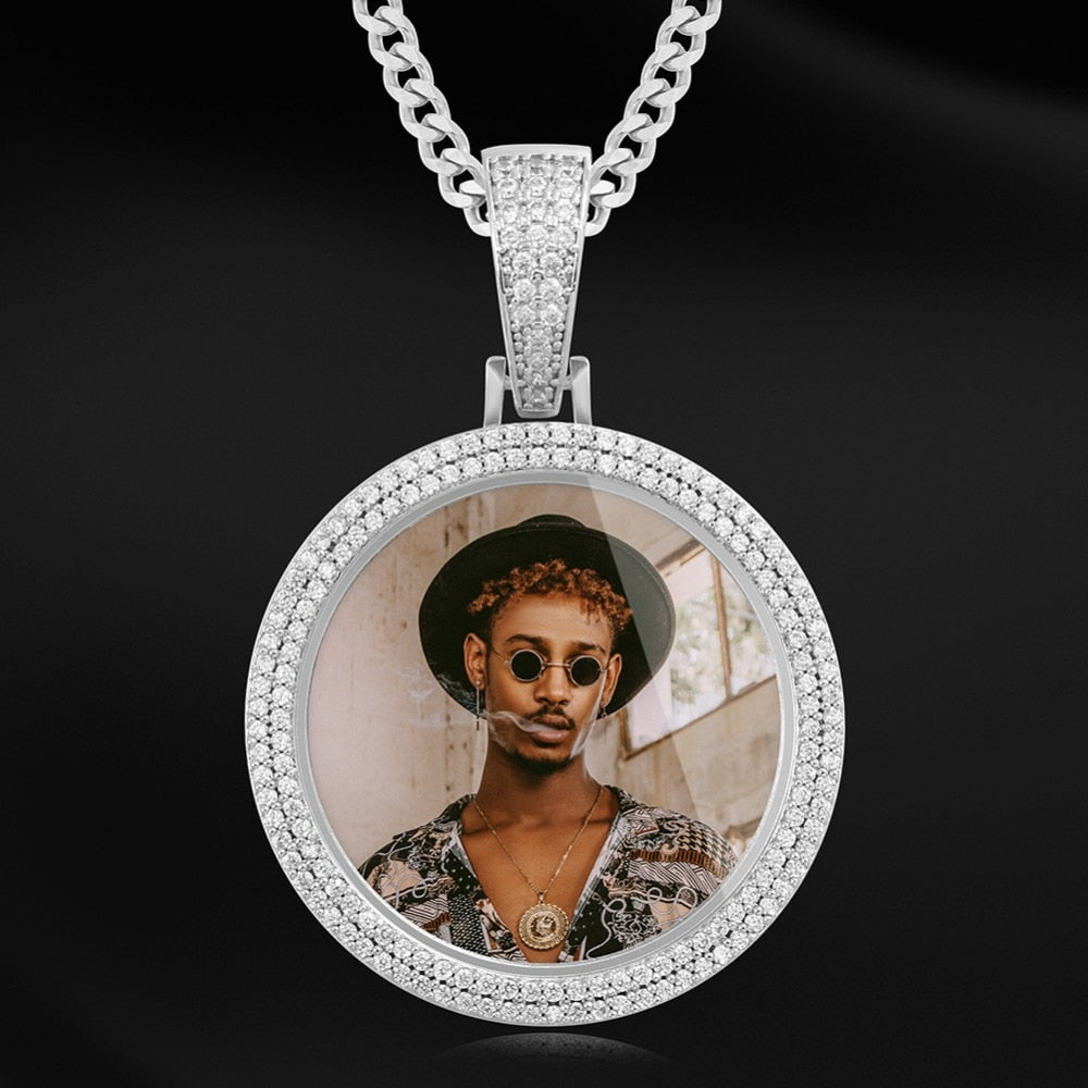 Personalized Picture Necklace For Men