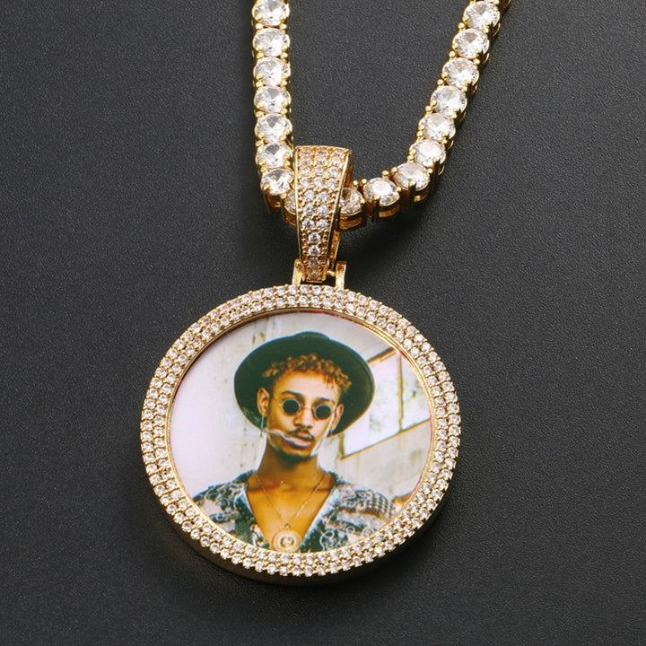 Personalized Picture Necklace For Men's