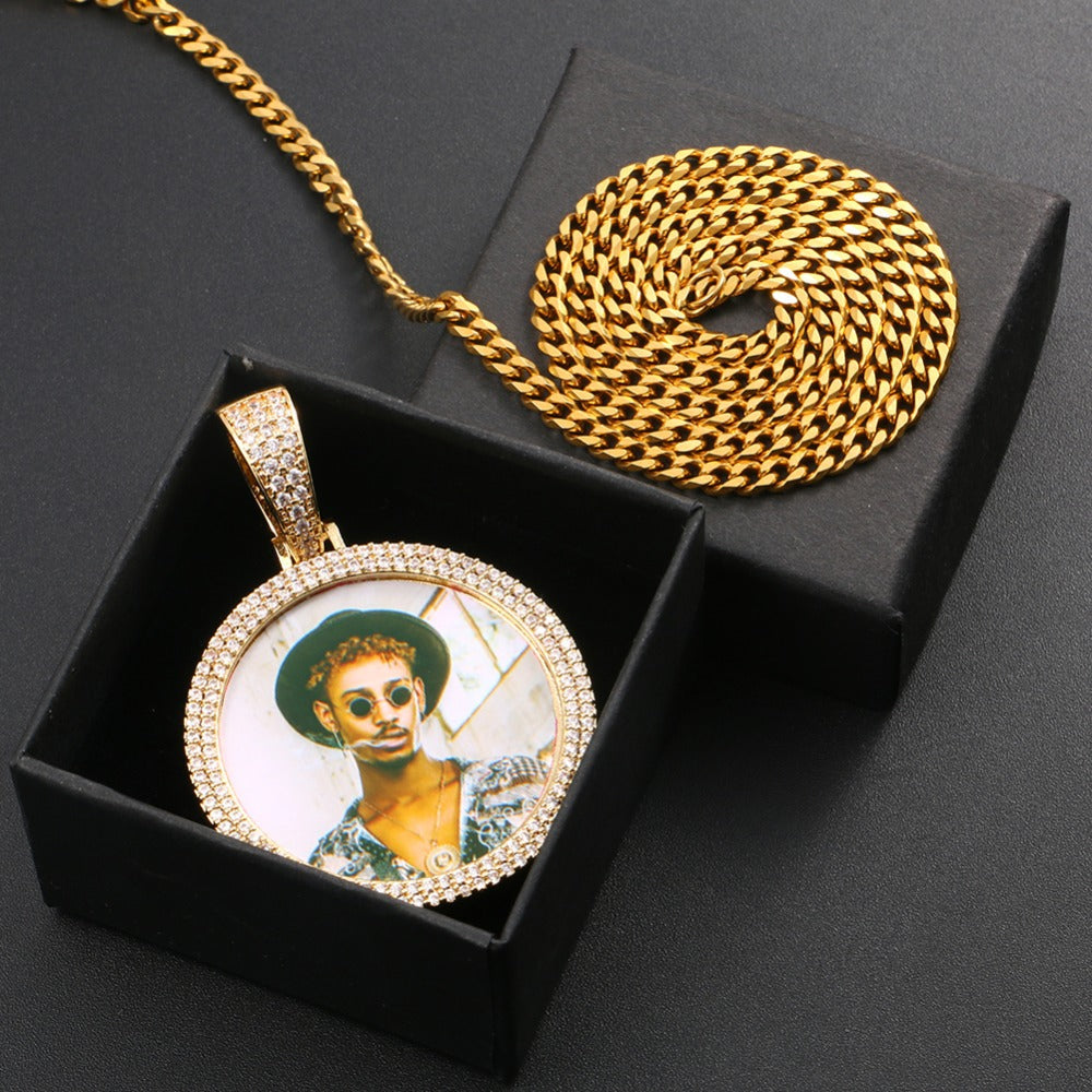 Personalized Picture Necklace For Men