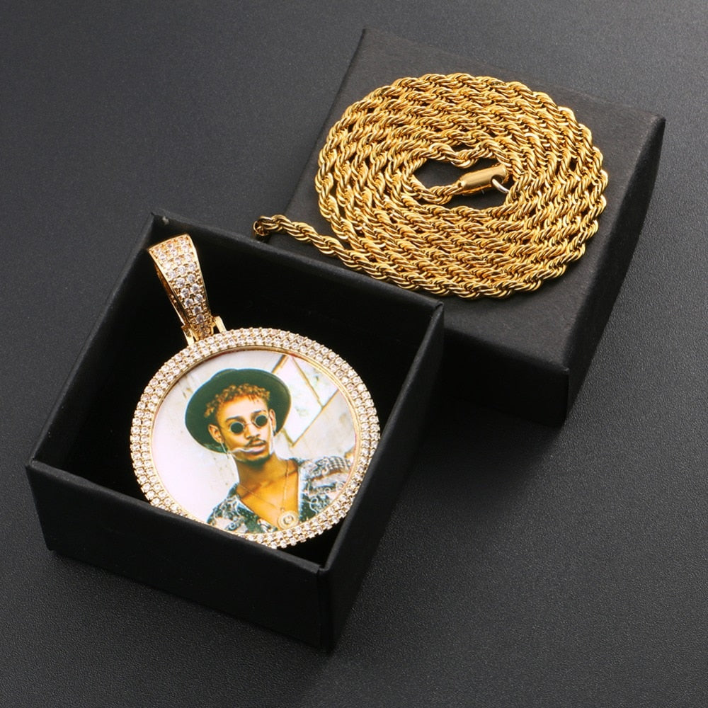 Personalized Picture Necklace For Men