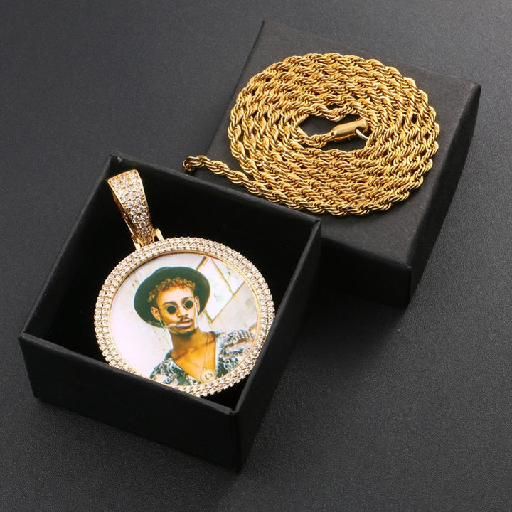 Personalized Picture Necklace For Men