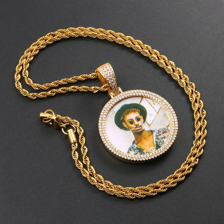 Personalized Picture Necklace For Men