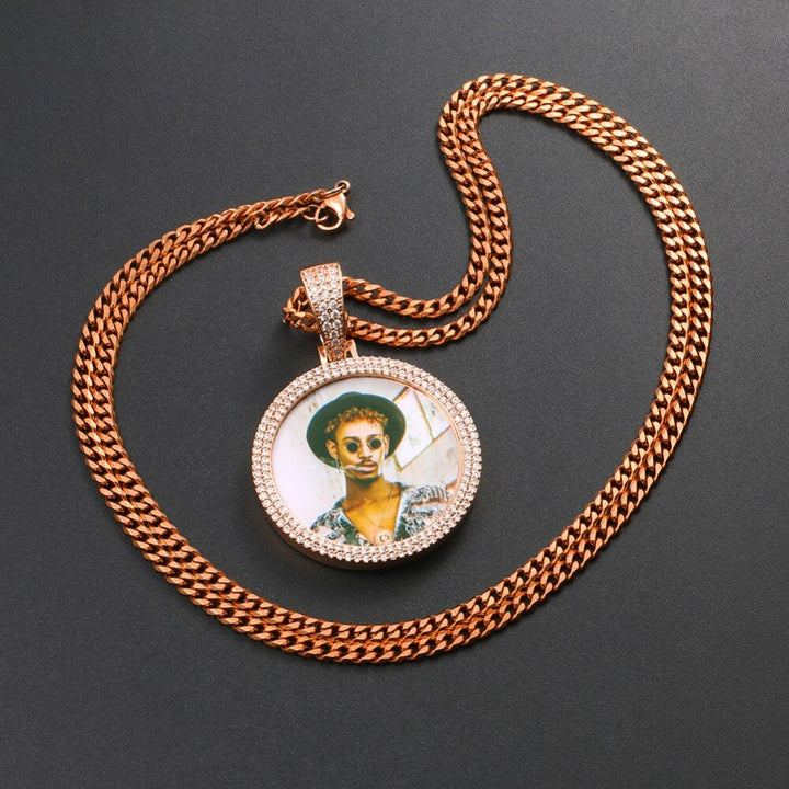 Personalized Picture Necklace For Men
