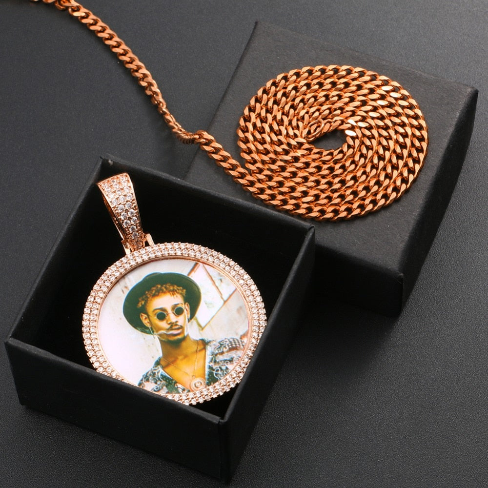 Personalized Picture Necklace For Men