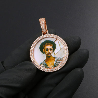 Personalized Picture Necklace For Men's