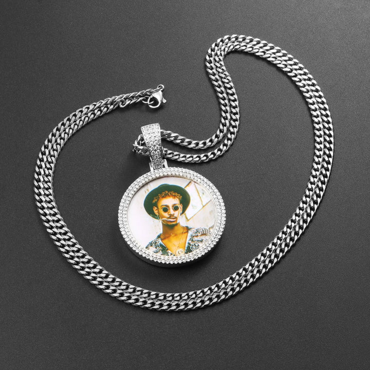 Personalized Picture Necklace For Men