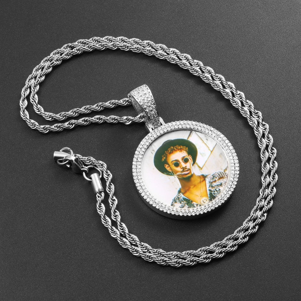 Personalized Picture Necklace For Men