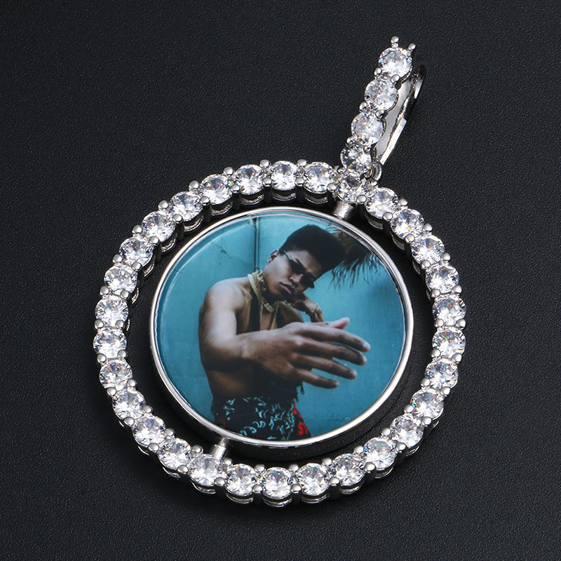 Double Sided Picture Pendant-Custom Medallion Necklace