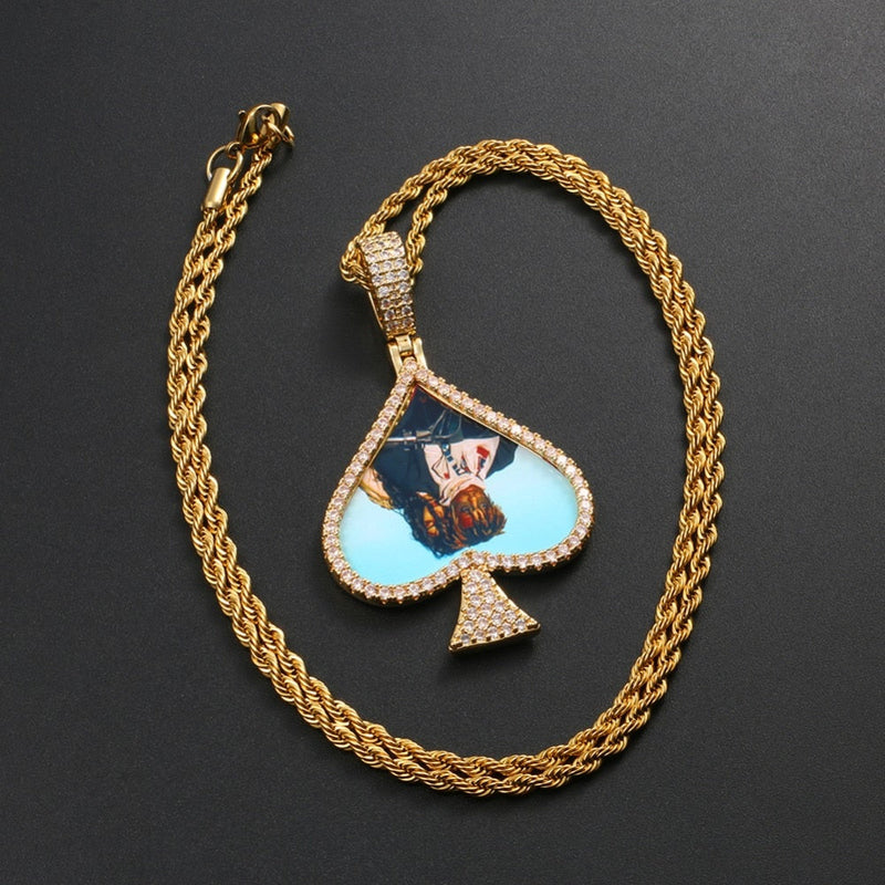 Custom 18k Gold Photo Pendant Necklace- Birthday Gifts For 12 Year old Girls