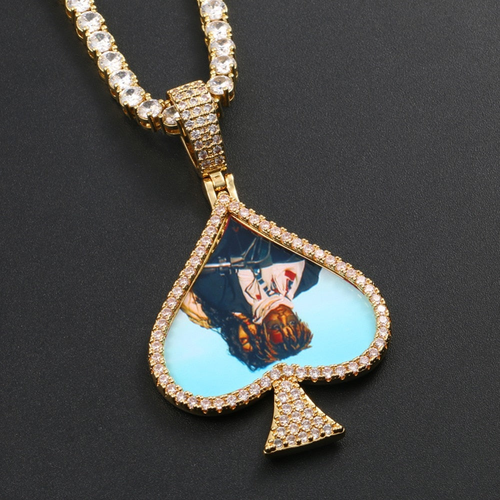 Custom 18k Gold Photo Pendant Necklace- Birthday Gifts For 12 Year old Girls