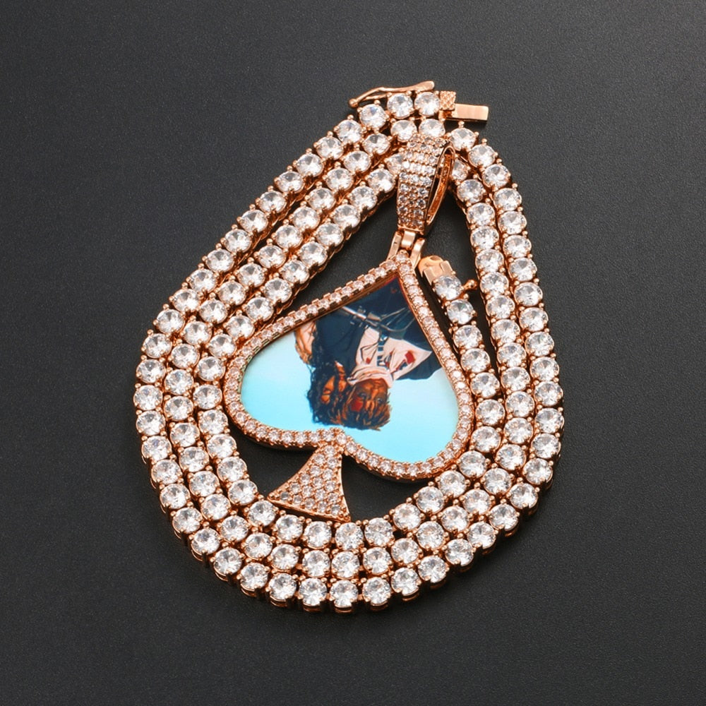 Custom 18k Gold Photo Pendant Necklace- Birthday Gifts For 12 Year old Girls