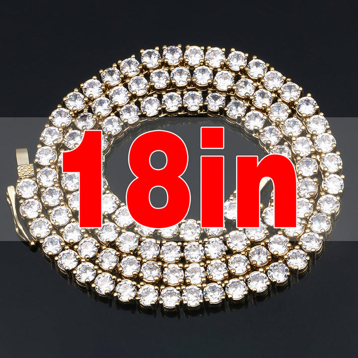 All Exclusive Bling Rope Chain, Cuban Chain, Franco Chain, Tennis Chain- Best Gift For Hip-Hop Lover