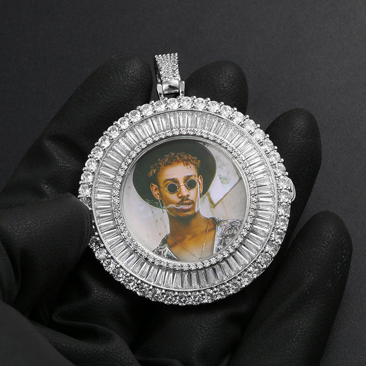 Custom Made Photo Medallions Pendant Necklace