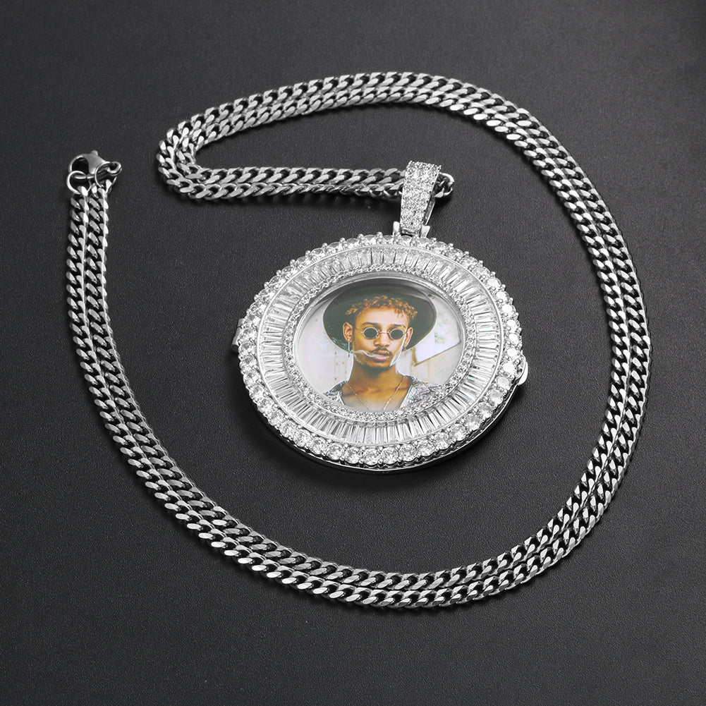 Custom Made Photo Medallions Pendant Necklace