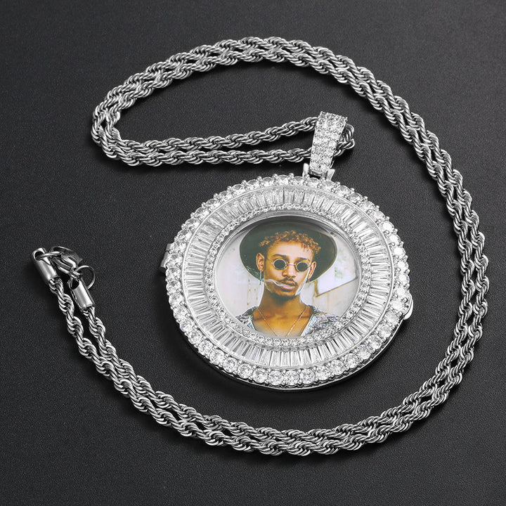 Custom Made Photo Medallions Pendant Necklace