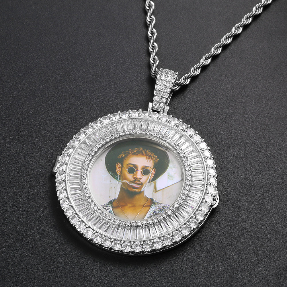 Custom Made Photo Medallions Pendant Necklace