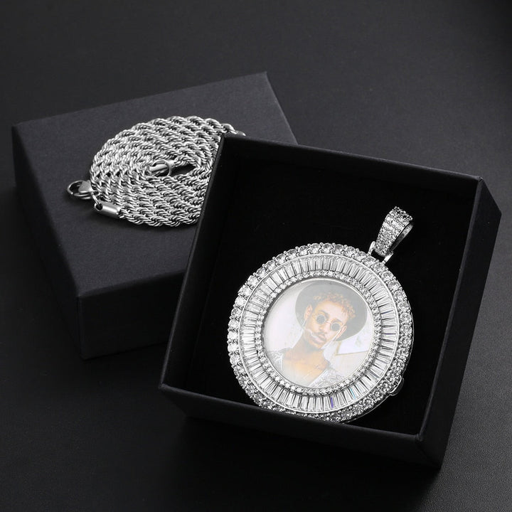 Custom Made Photo Medallions Pendant Necklace