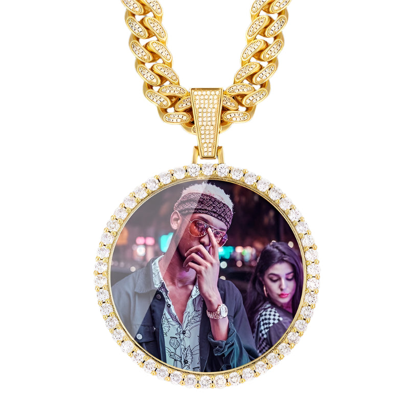 Best Gifts For 11 Year Old Boys- 12MM Cuban Chain Picture Necklace