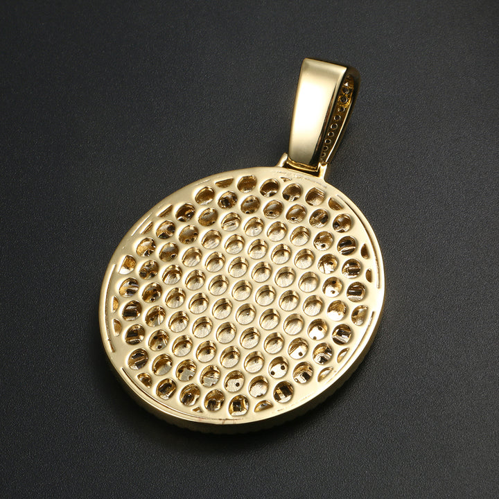 gold medallion necklace