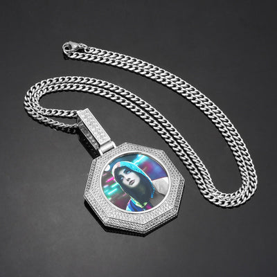 Necklace With Picture Inside- Fancy Necklace Gifts For Men