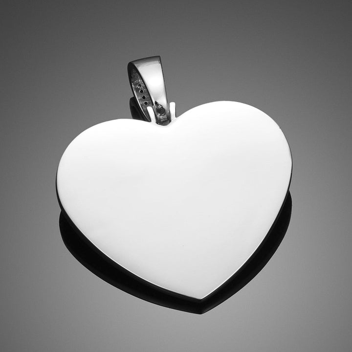 14K Gold Plated Personalized Heart Photo Medallion Necklace- Best Picture Necklace