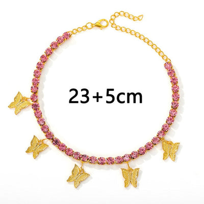 Butterfly Bracelet- Rhinestone Bracelets- Gifts For Women