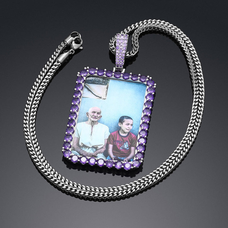 Personalized Photo Medallion Necklace For Men And Women