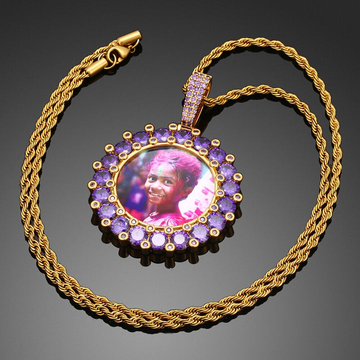 Custom Picture Necklace-In Loving Memory Necklace With Picture