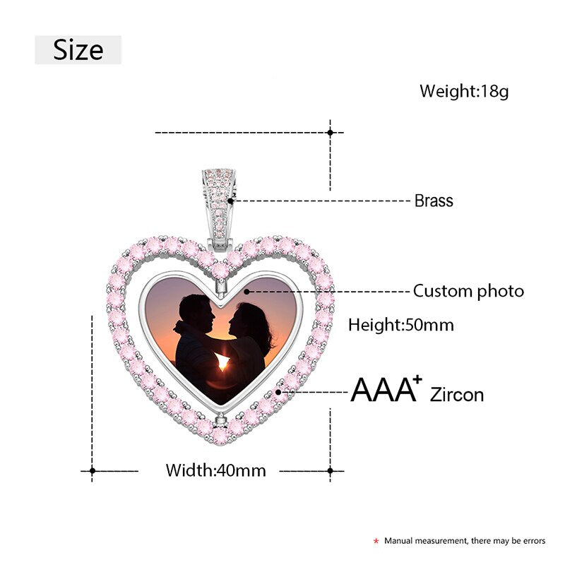 Heart Necklace- Personalized Picture Necklace