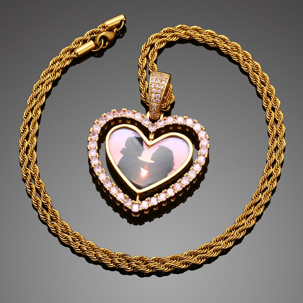 Heart Necklace- Personalized Picture Necklace
