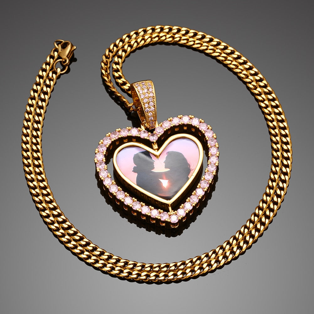 Heart Necklace- Personalized Picture Necklace