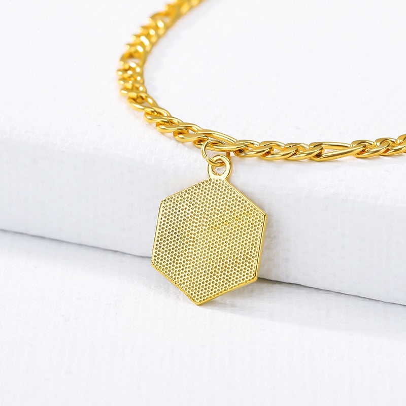 Initial Letter Anklet With Resizable Chain- Best Christmas Gifts For Girlfriend