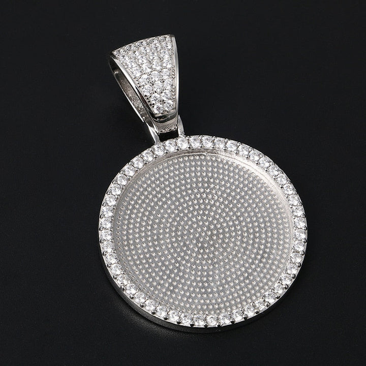 Personalized 925 Sterling Silver Picture Necklace For Men