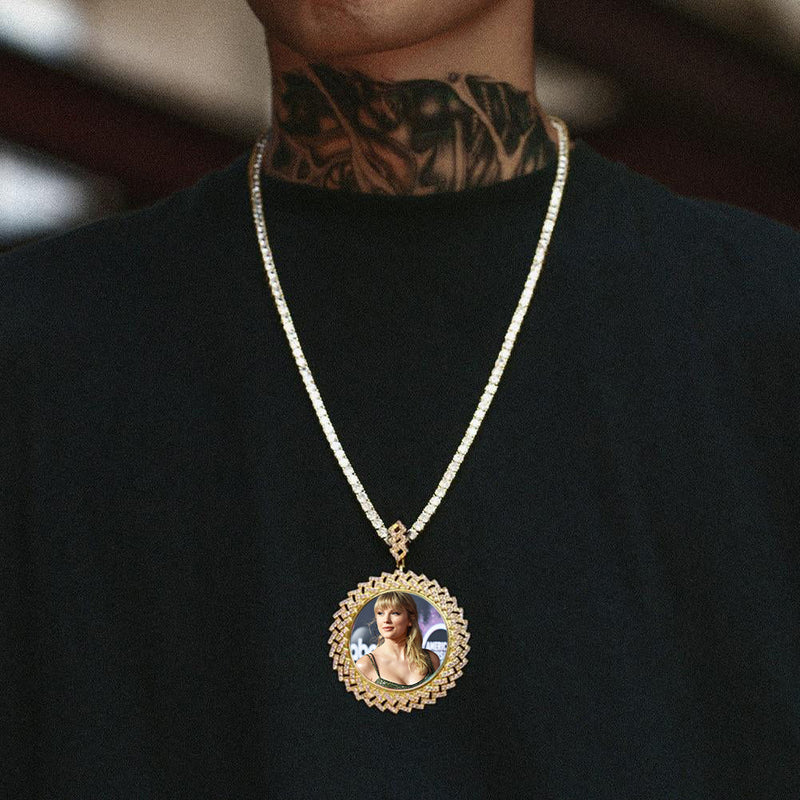 Custom Necklace With Picture Inside- Picture Necklace For Men