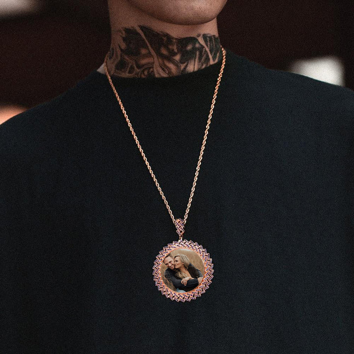 Custom Necklace With Picture Inside- Picture Necklace For Men